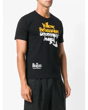Comme Des Garçons 歌詞プリントTシャツ - ブラック - サムネイル4