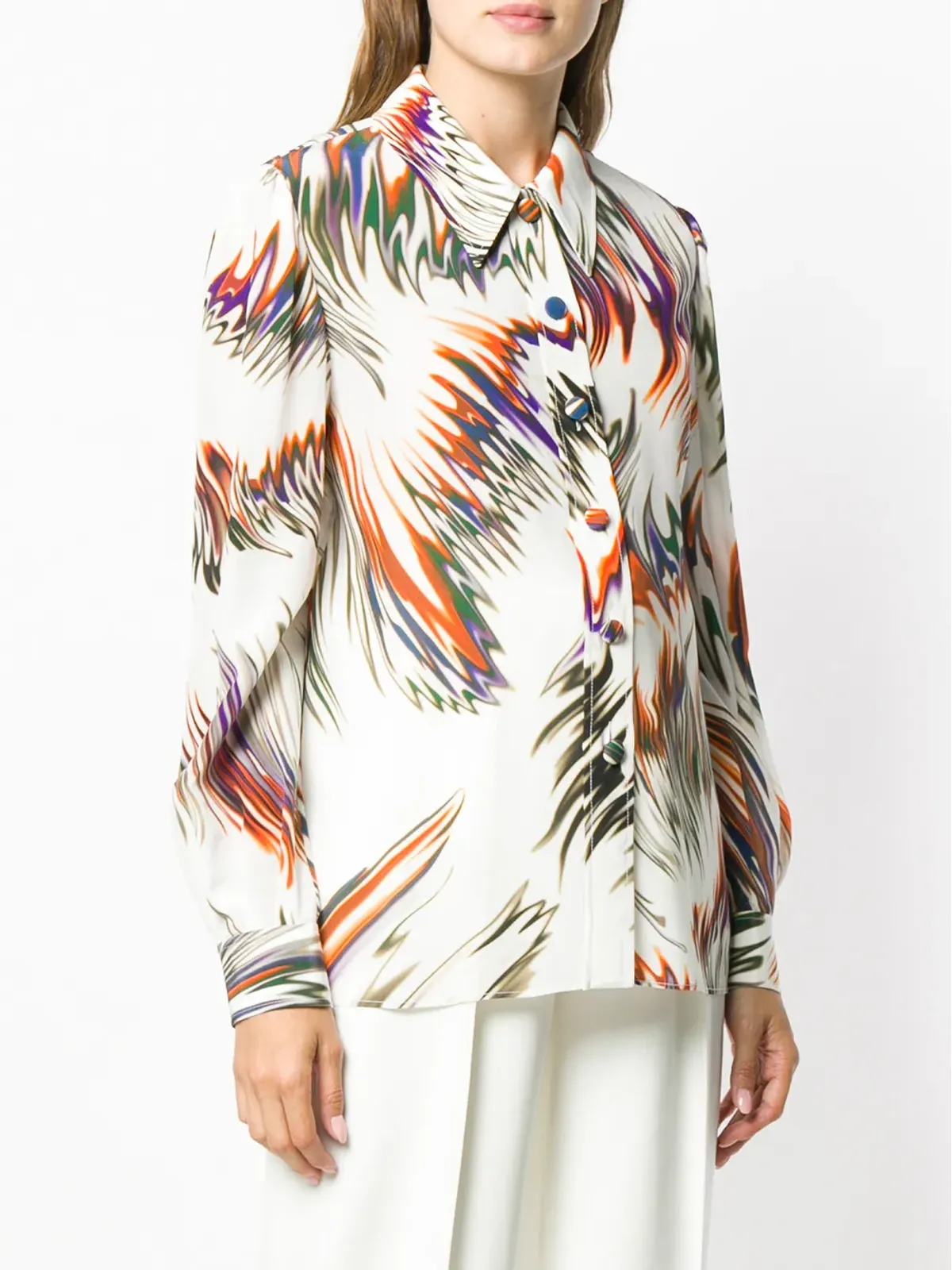 Givenchy swirl print shirt - White - 画像3