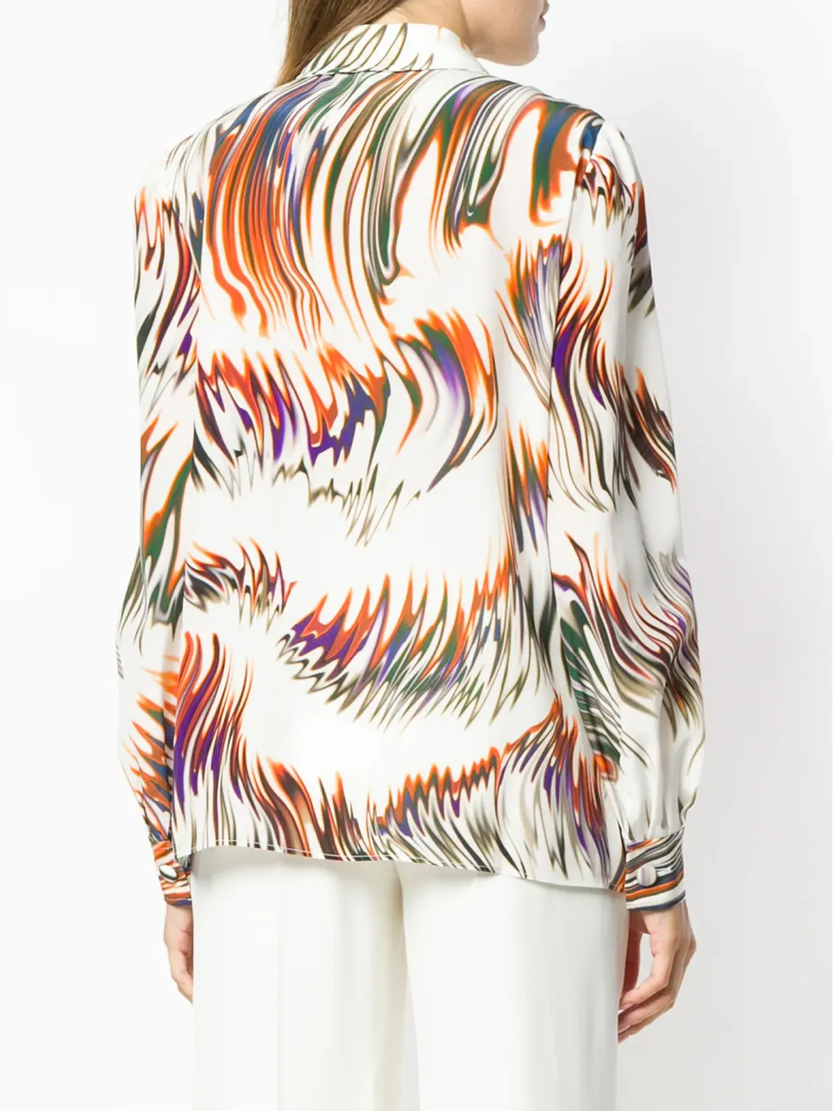 Givenchy swirl print shirt - White - 画像4