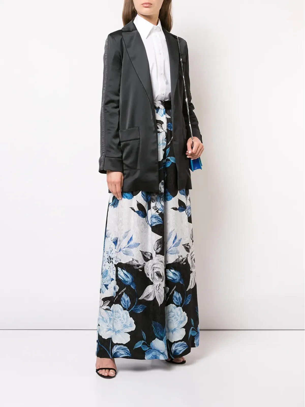 Off-White 花柄パラッツォパンツ - 画像2