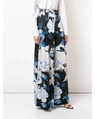 Off-White 花柄パラッツォパンツ - サムネイル3