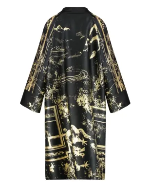 Alberta Ferretti ショールラペルのブロケードケープ - サムネイル2