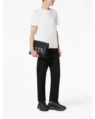 Valentino Garavani VLTN クラッチバッグ - ブラック - サムネイル2