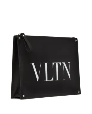 Valentino Garavani VLTN クラッチバッグ - ブラック - サムネイル4