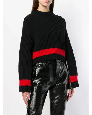 Alexander McQueen ジップ付き袖のチャンキーニットセーター - サムネイル3