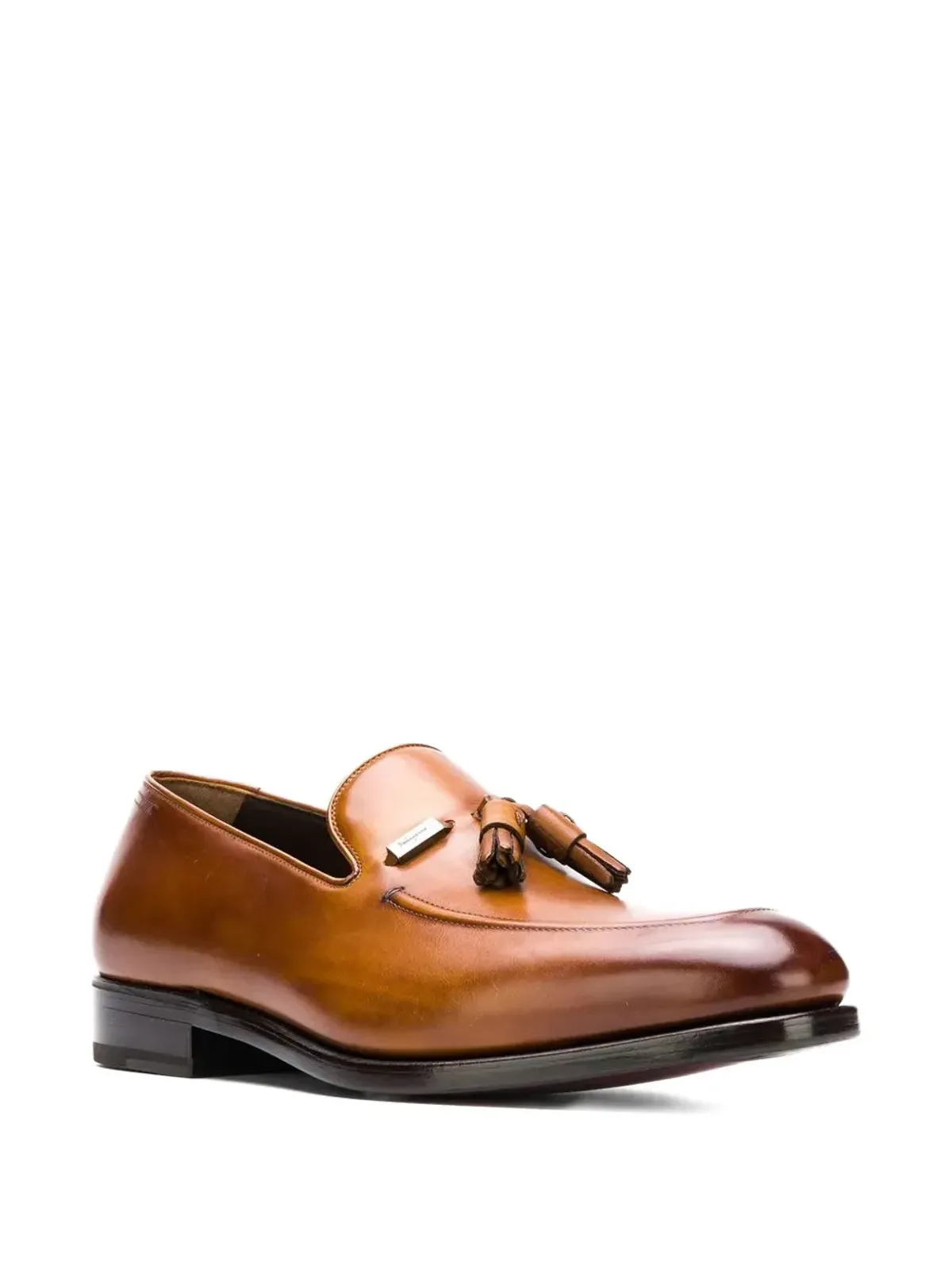 Ferragamo クラシック タッセル ローファー ブラウン - 画像2