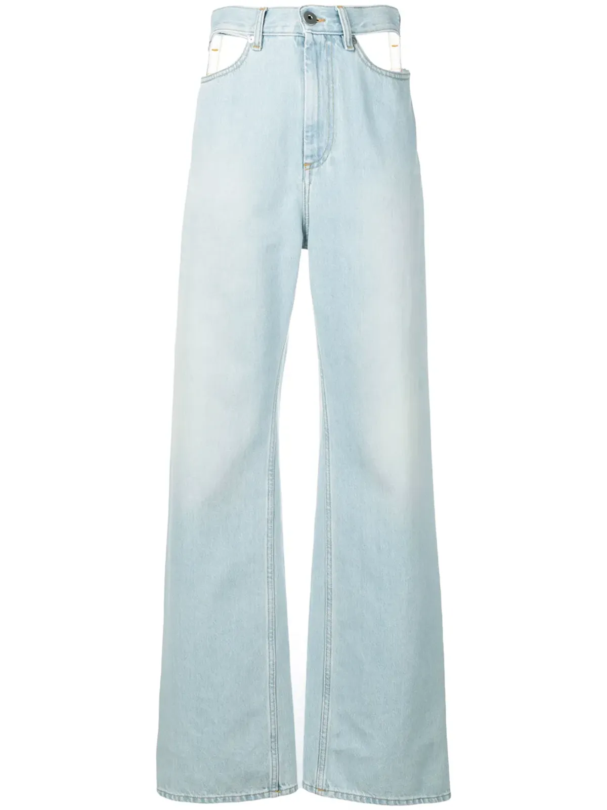 Maison Margiela Décortiqué ワイドレッグジーンズ - ブルー - 画像1