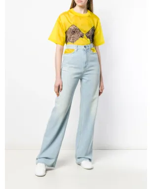 Maison Margiela Décortiqué ワイドレッグジーンズ - ブルー - サムネイル2