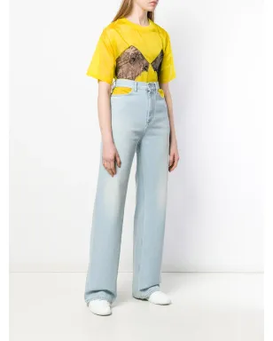 Maison Margiela Décortiqué ワイドレッグジーンズ - ブルー - サムネイル3