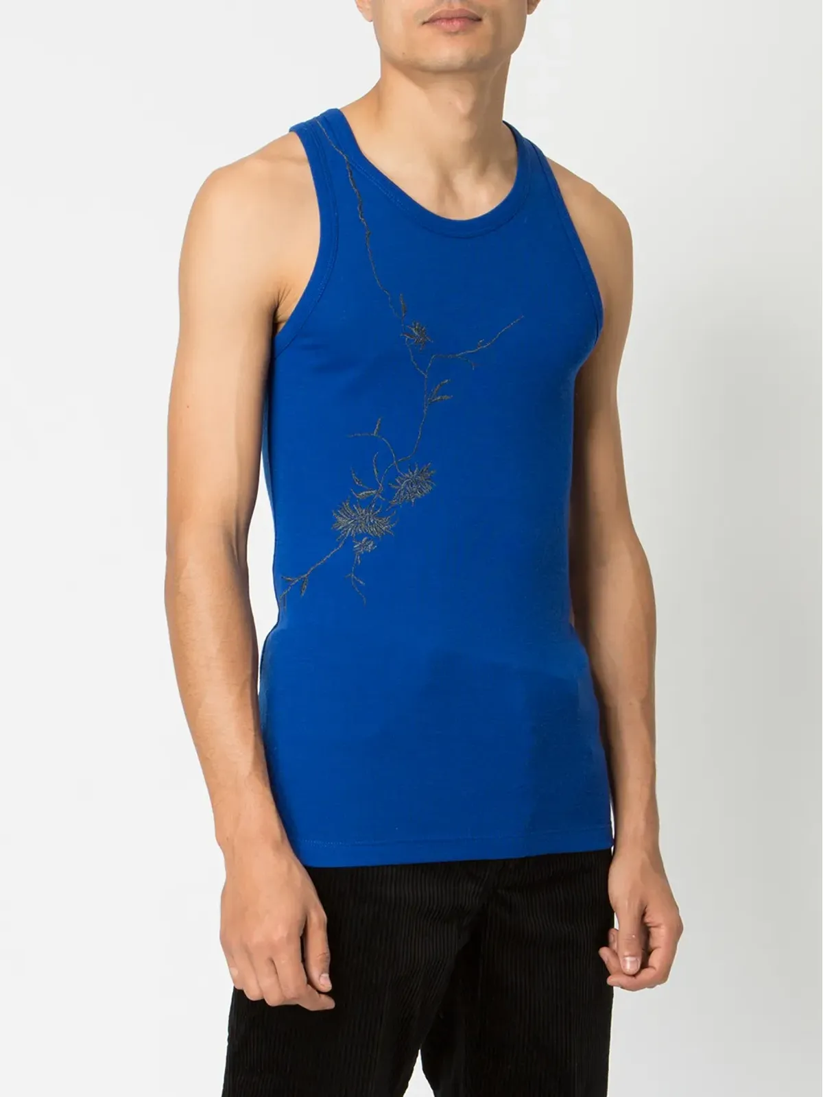 Haider Ackermann 刺繍入りタンクトップ - 画像3