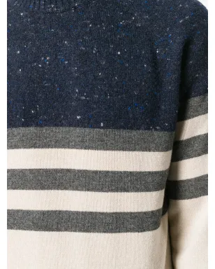 Brunello Cucinelli ストライプニットセーター - サムネイル5