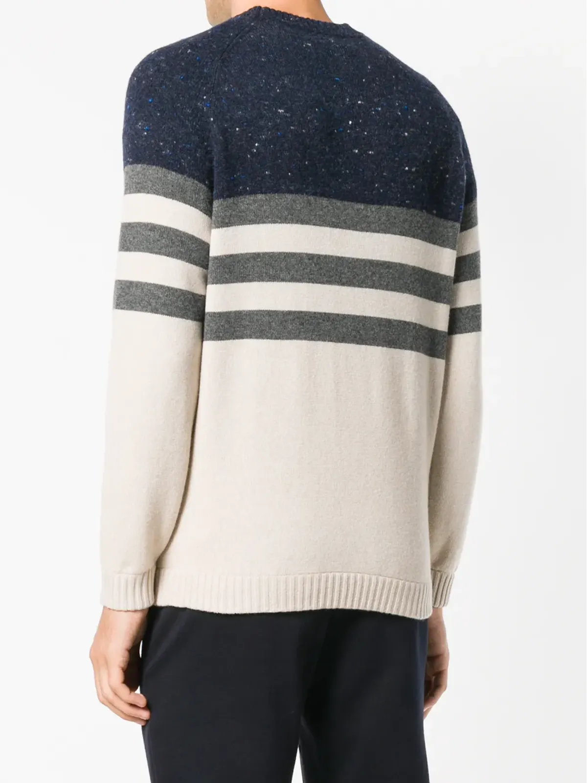 Brunello Cucinelli ストライプニットセーター - 画像4
