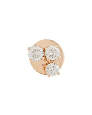 ALINKA 18kt rose gold EVA diamond stud - サムネイル1