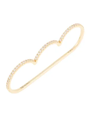 ALINKA 18kt イエローゴールド CLOUD SUPERFINE ダイヤモンドリング - サムネイル3