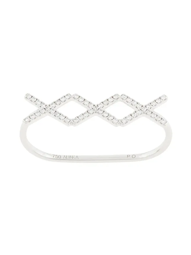 ALINKA ALINKA 18Kホワイトゴールド KATIA TRIO ダイヤモンドリングの商品画像