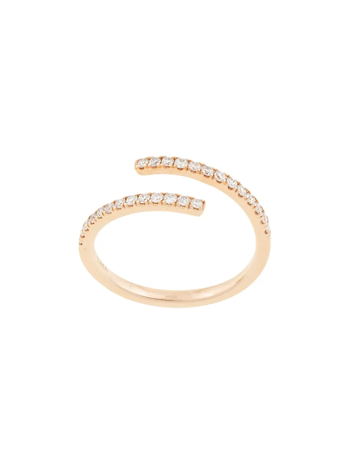 ALINKA 18kt ローズゴールド エクリプス ダイヤモンド リング - 画像1