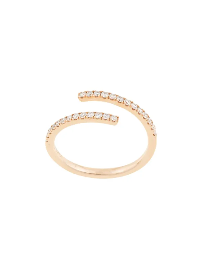 ALINKA ALINKA 18kt ローズゴールド エクリプス ダイヤモンド リングの商品画像