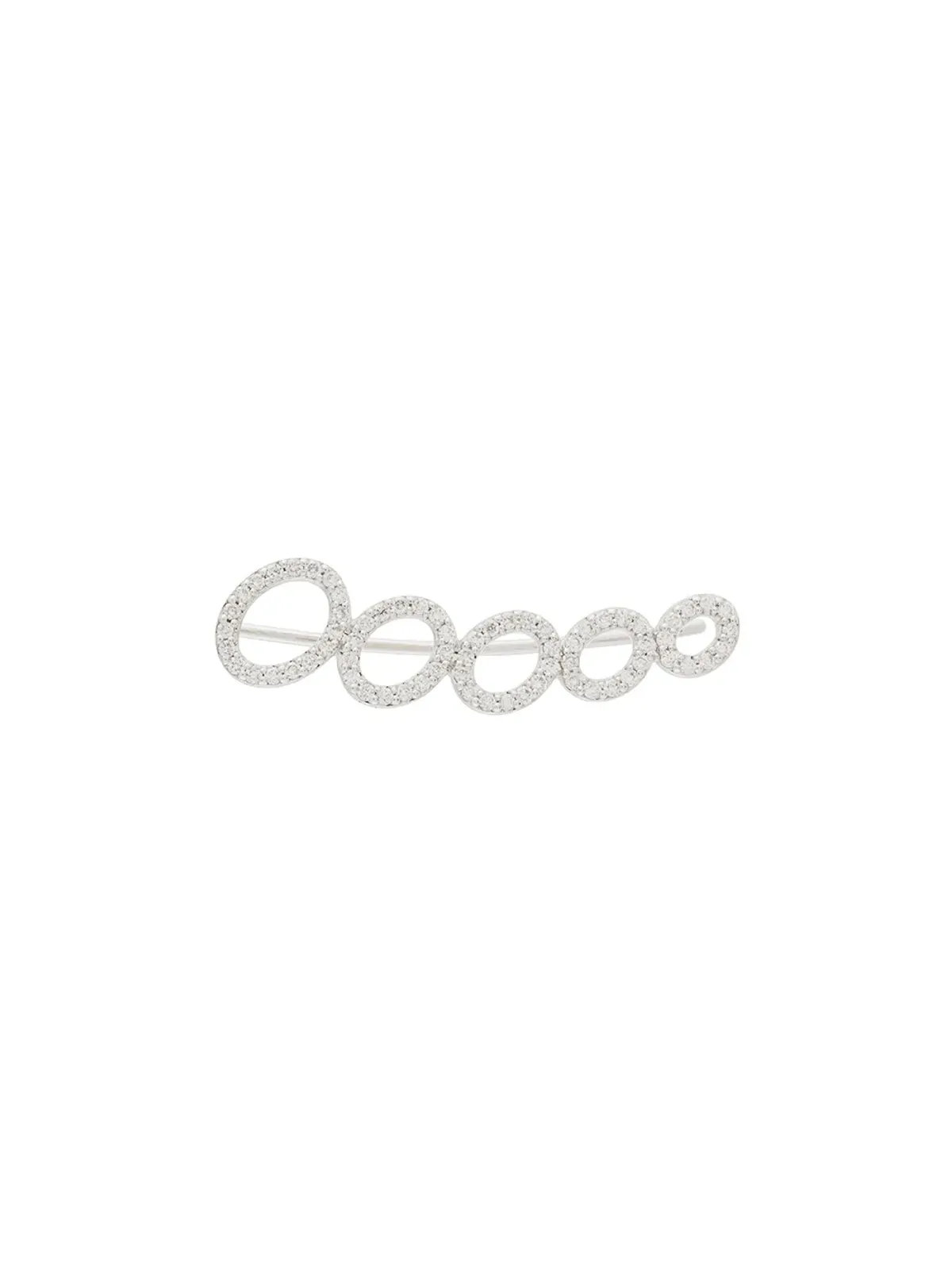 ALINKA 18kt ホワイトゴールド CLOUD ダイヤモンド 左耳用 イヤーカフ - 画像1