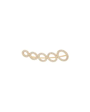 ALINKA 18kt イエローゴールド CLOUD ダイヤモンド 右耳用 イヤーカフ - サムネイル1