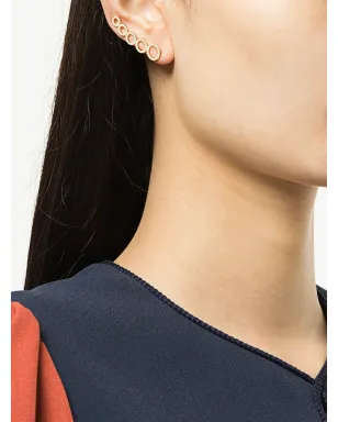 ALINKA 18kt イエローゴールド CLOUD ダイヤモンド 右耳用 イヤーカフ - サムネイル2