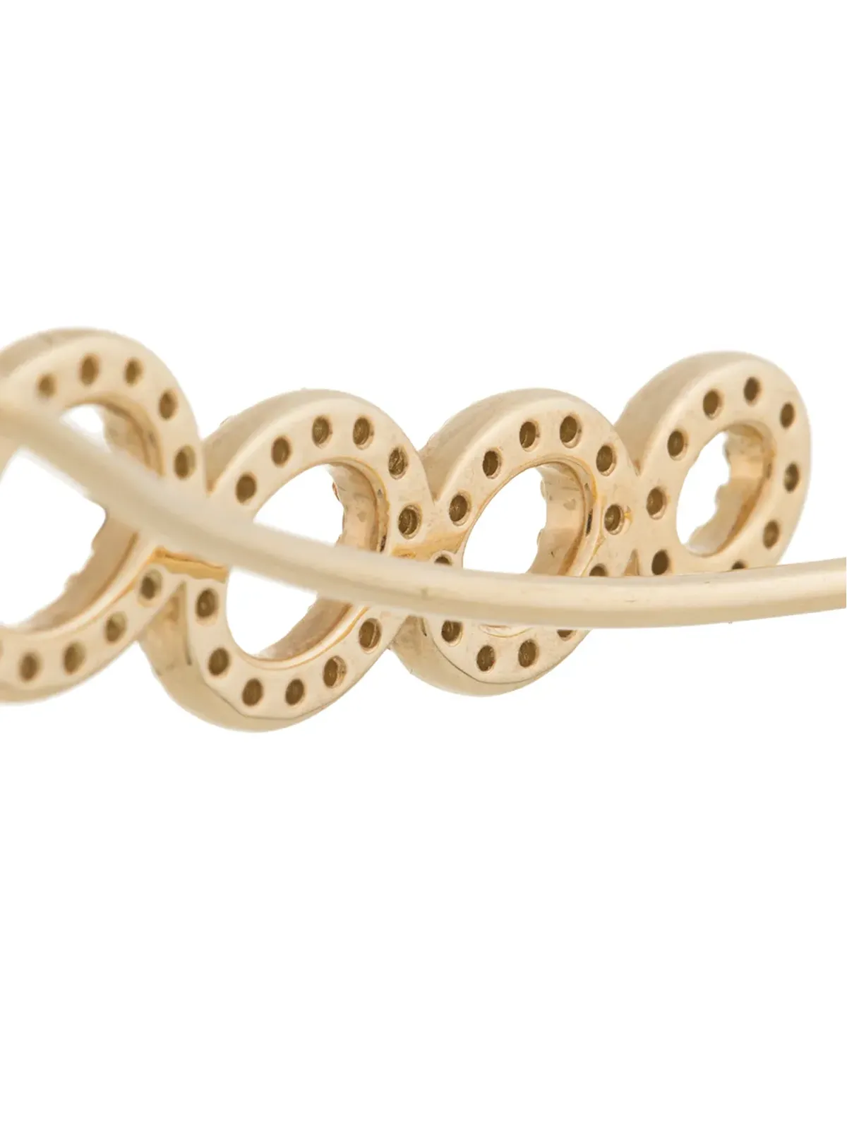 ALINKA 18kt イエローゴールド CLOUD ダイヤモンド 右耳用 イヤーカフ - 画像4