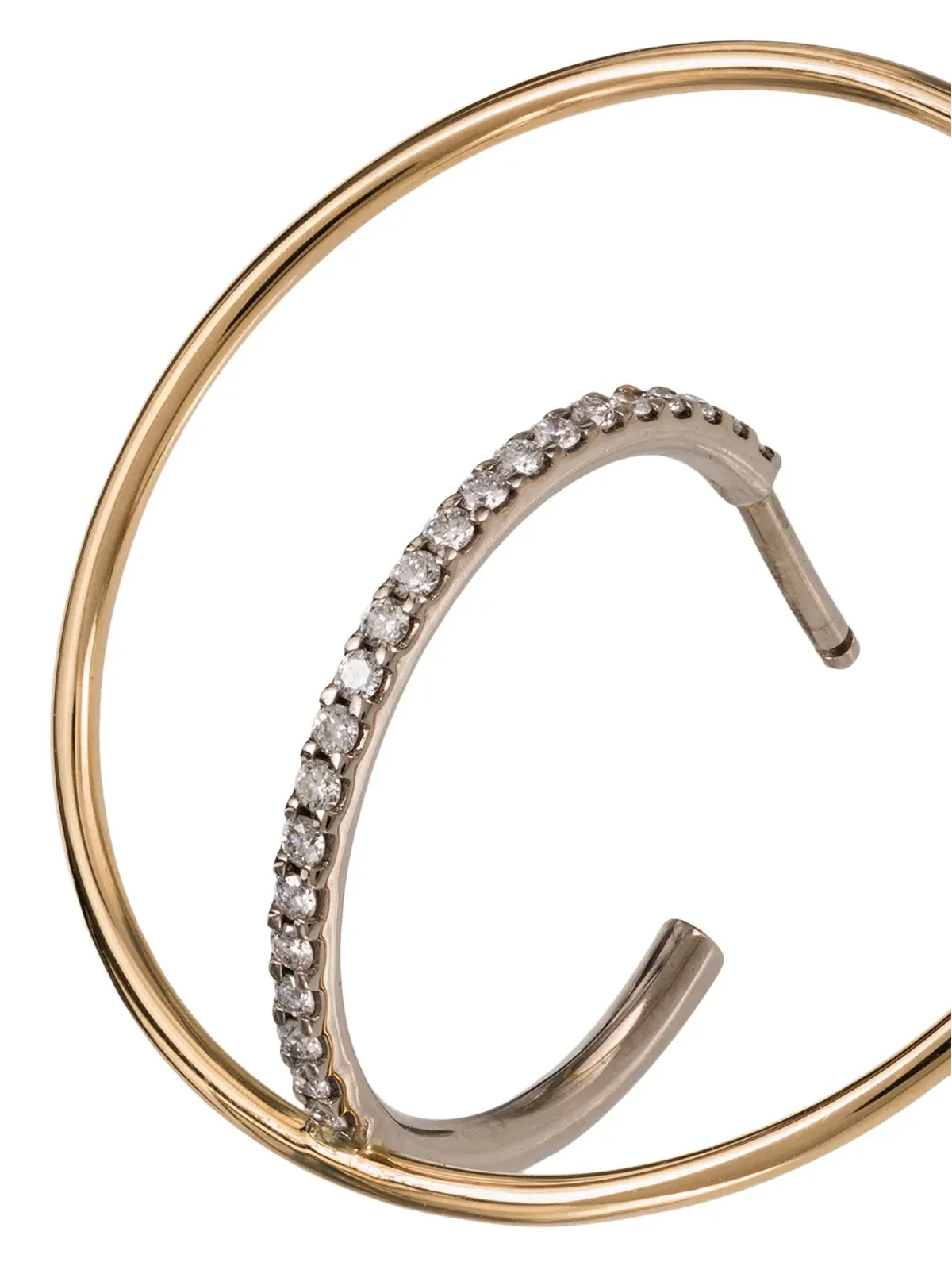 Charlotte Chesnais サターン フープピアス - 画像3