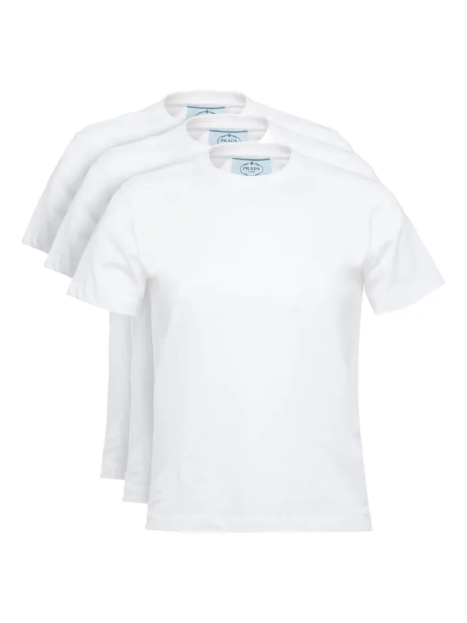 Prada Prada トライアングルロゴ Tシャツ（3枚セット）の商品画像