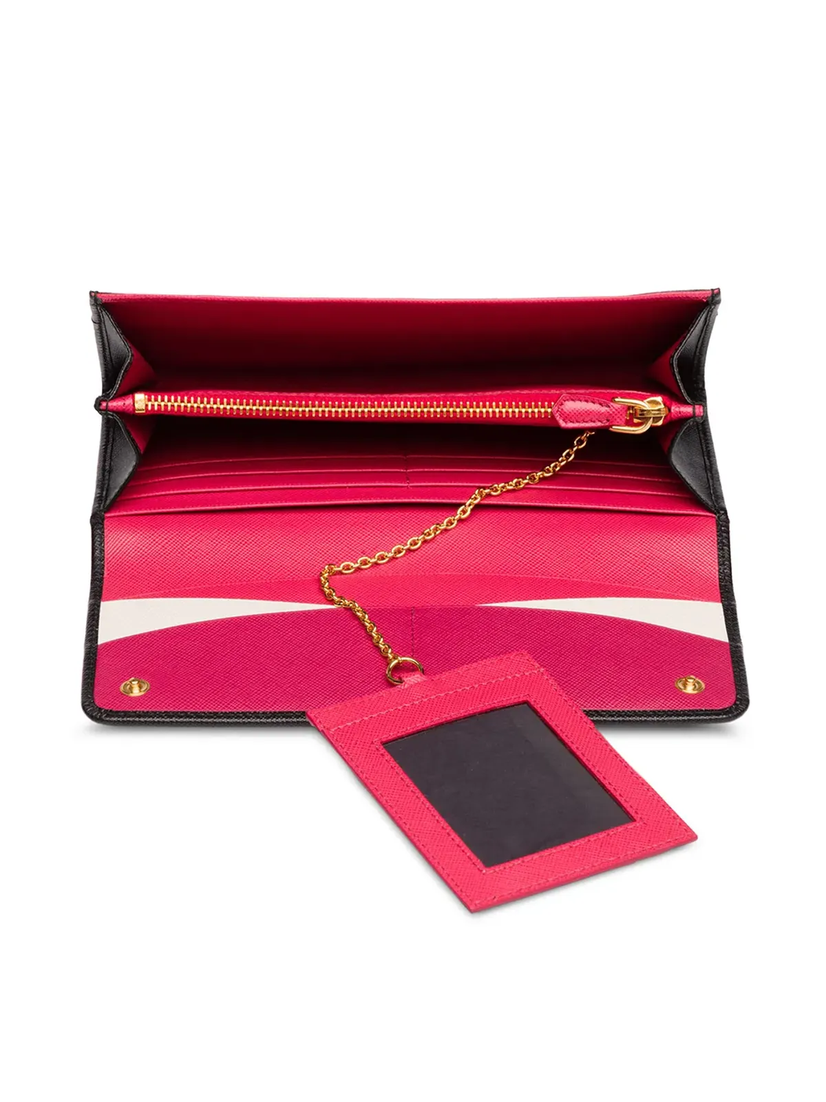 Prada ロゴプレート折り財布 - 画像5