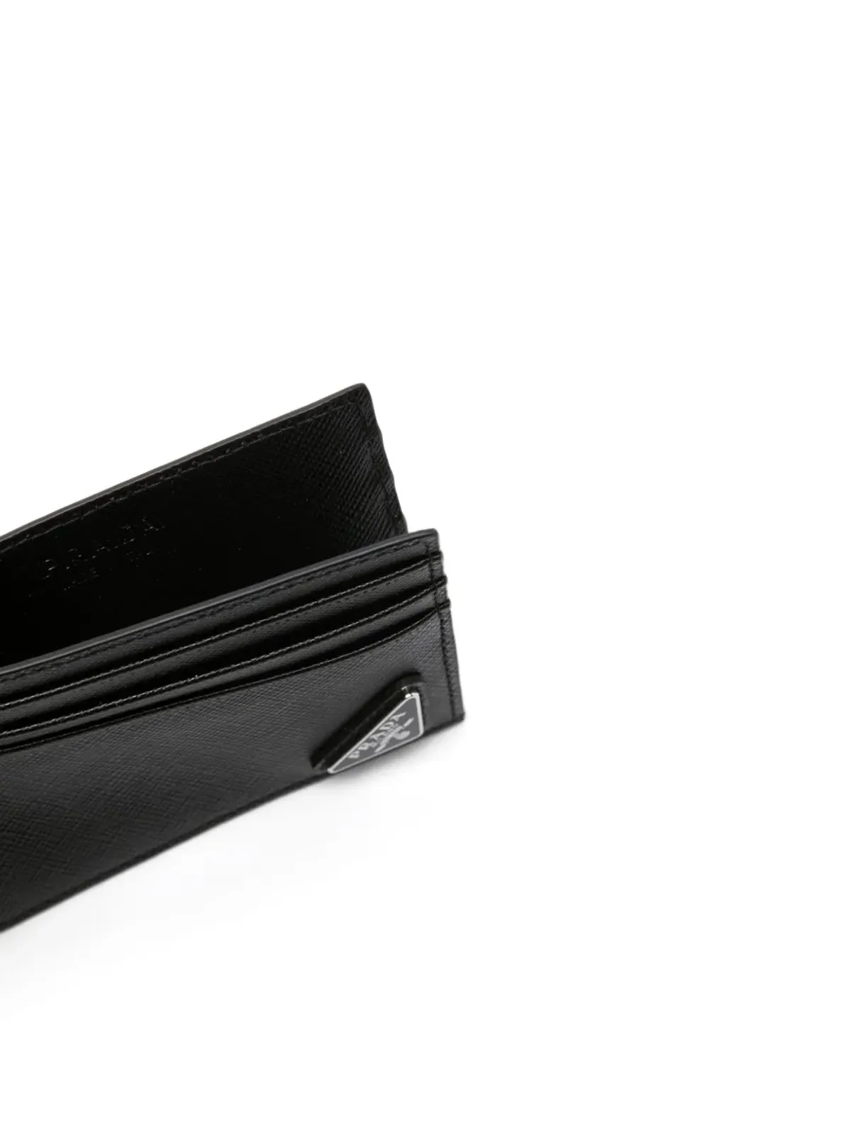 Prada 三角ロゴ レザー カードホルダー - 画像3