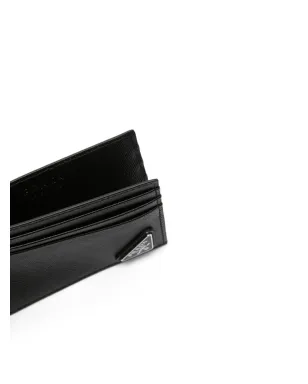 Prada 三角ロゴ レザー カードホルダー - サムネイル3
