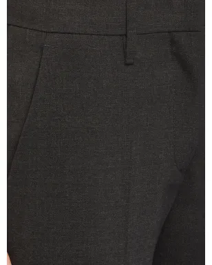 Prada ストレッチ natté トラウザーズ グレー - サムネイル5
