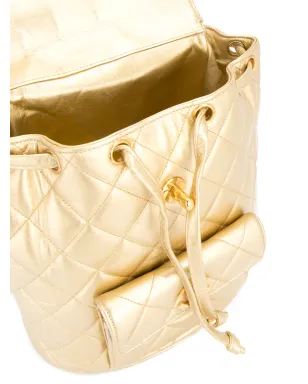 CHANEL Pre-Owned 1991-1994年 キルテッド CC チェーンバックパック - サムネイル5