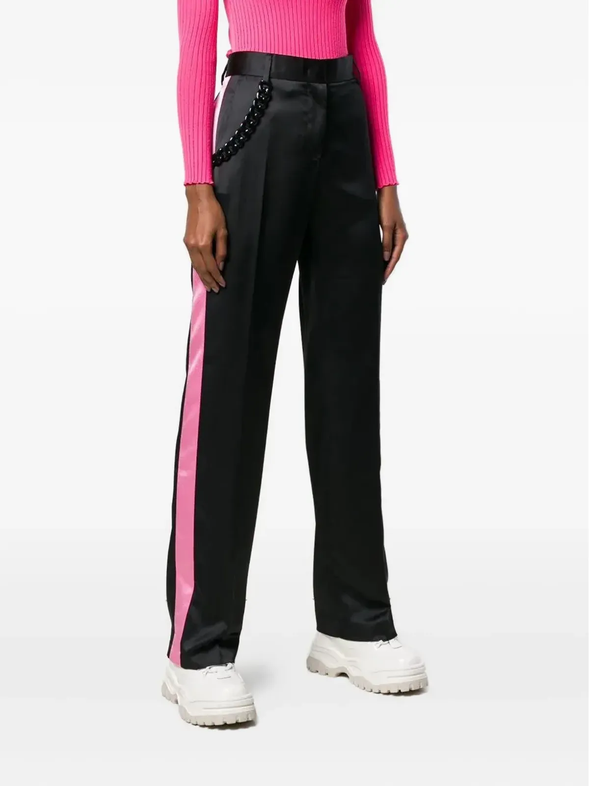 MSGM ストライプディテールパンツ - 画像3