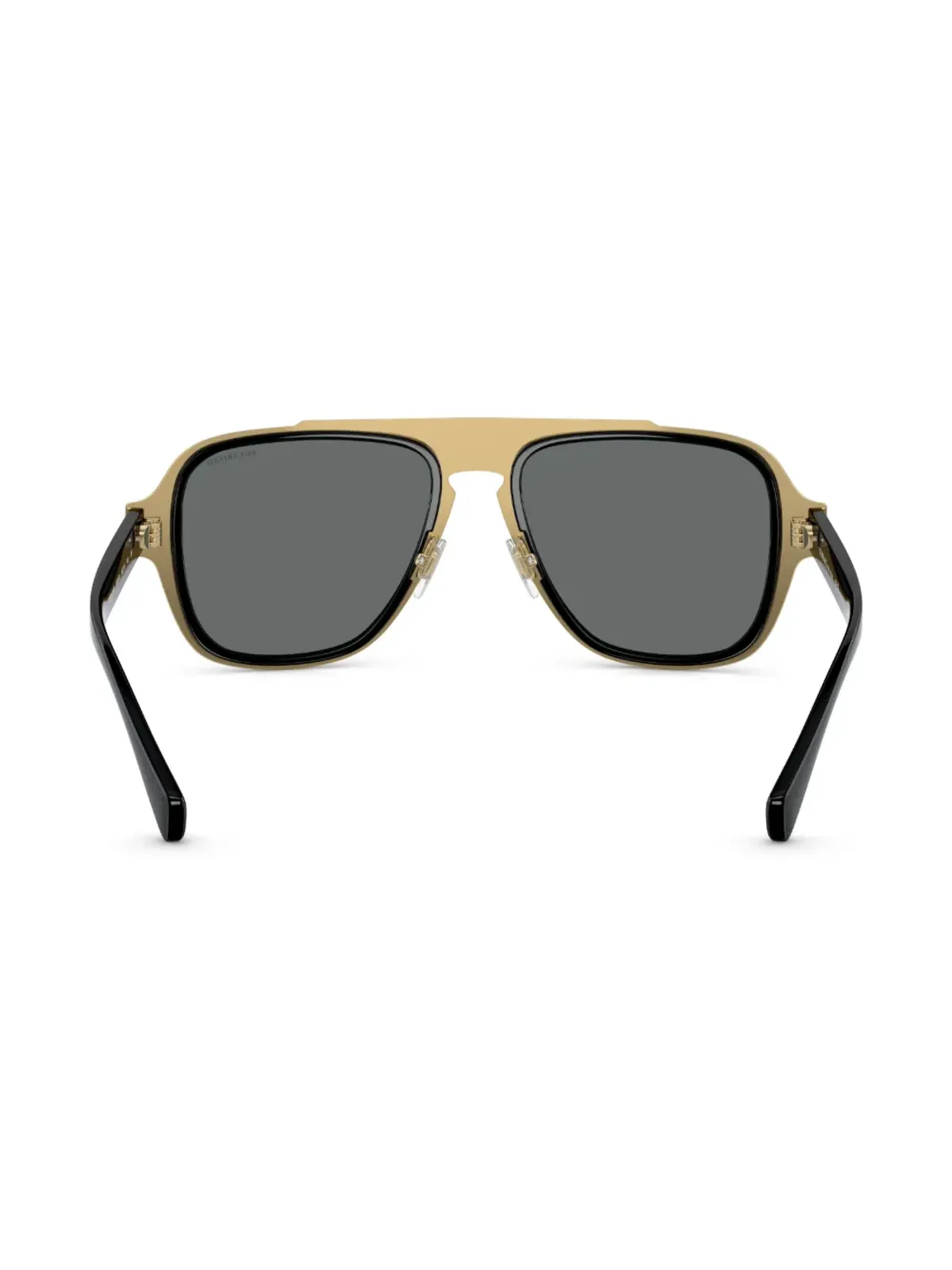 Versace Eyewear アビエーターフレームサングラス - ブラック - 画像4