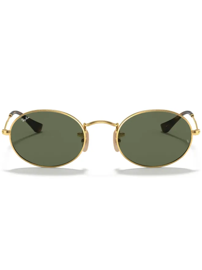 Ray-Ban Ray-Ban オーバルフラットレンズ サングラス ゴールドの商品画像