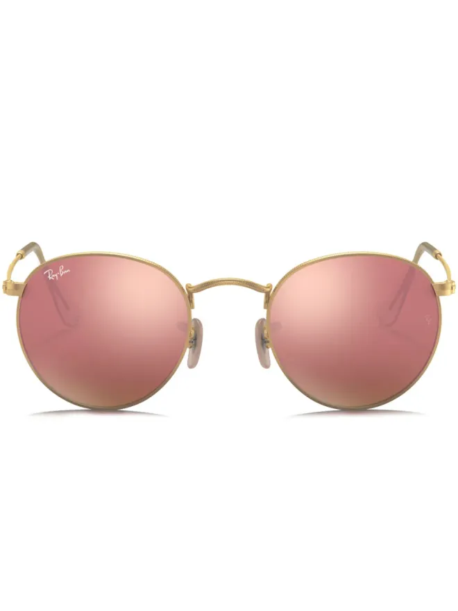 Ray-Ban Ray-Ban ラウンドフラッシュ サングラスの商品画像
