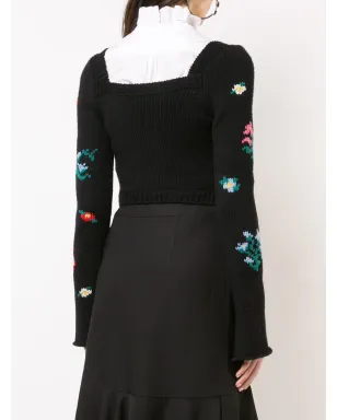 Philosophy Di Lorenzo Serafini クロップド花柄カーディガン - サムネイル4