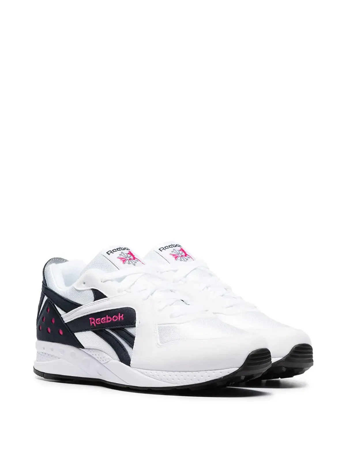 Reebok Pyro ブルー＆ピンク ディテール スニーカー - 画像2