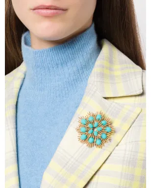 Susan Caplan Vintage 1960年代 アヴォン サンバースト ブローチ - サムネイル2