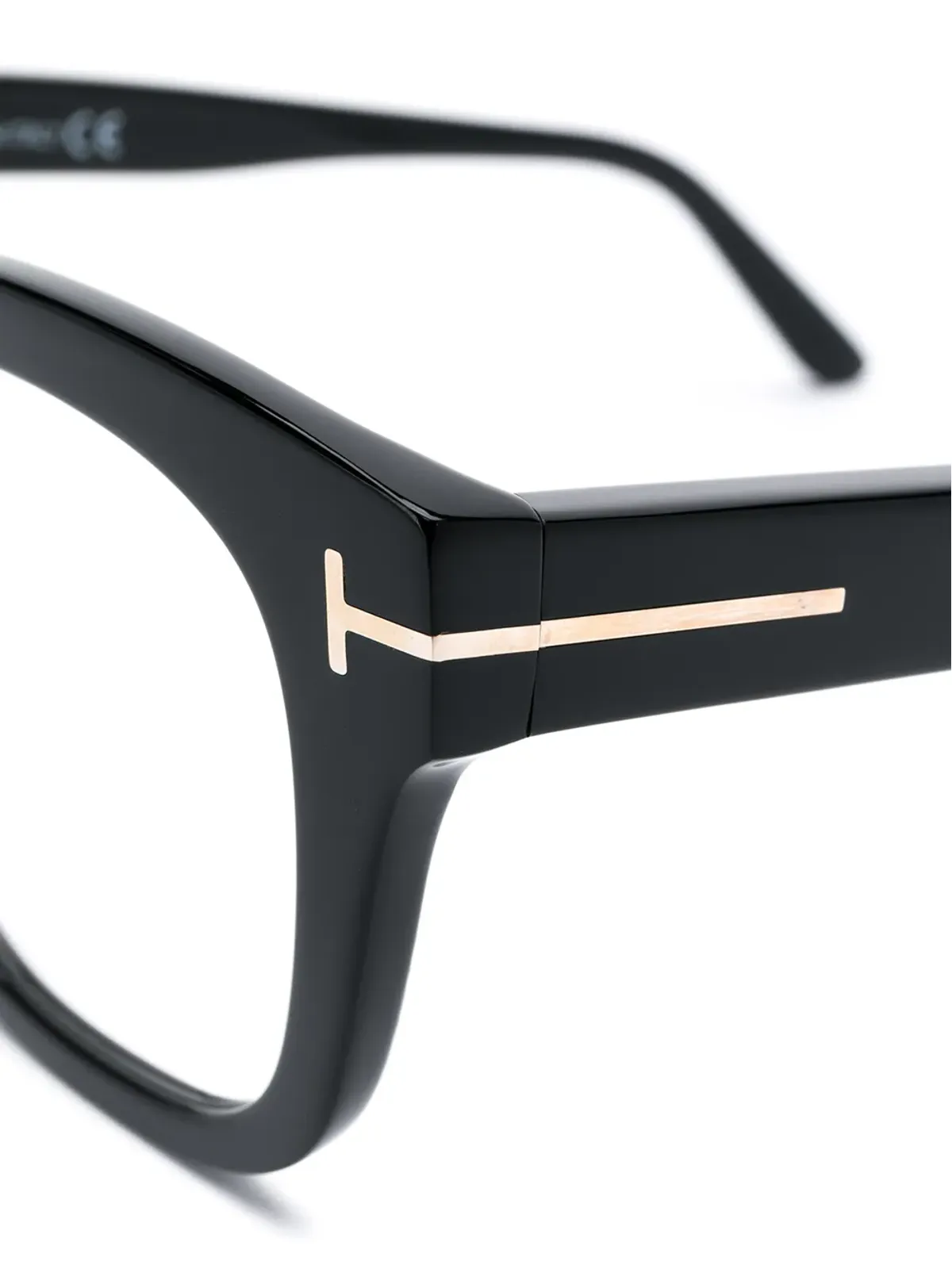 TOM FORD Eyewear スクエア アセテート メガネ - ブラック - 画像3