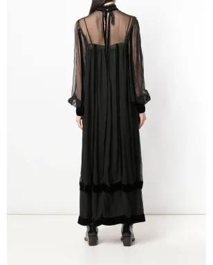 Alberta Ferretti シアー マキシドレス - サムネイル4