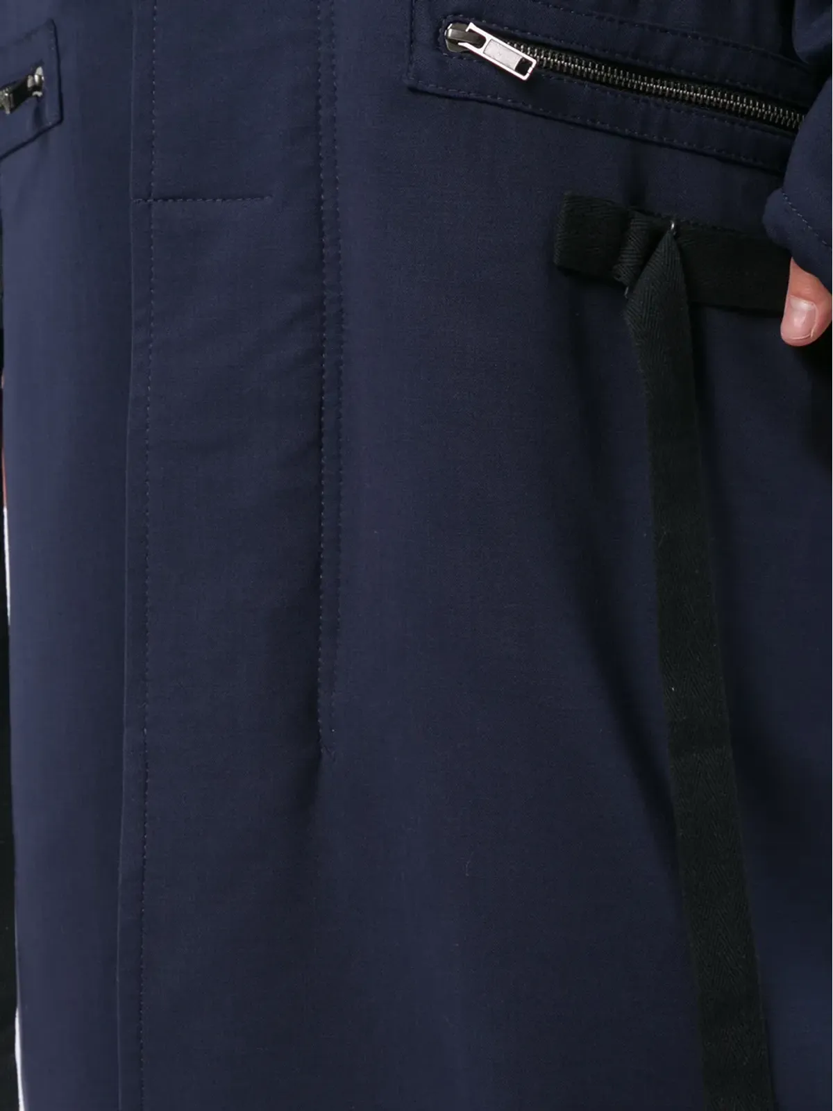 Haider Ackermann ロングショールコート - ブラック - 画像5