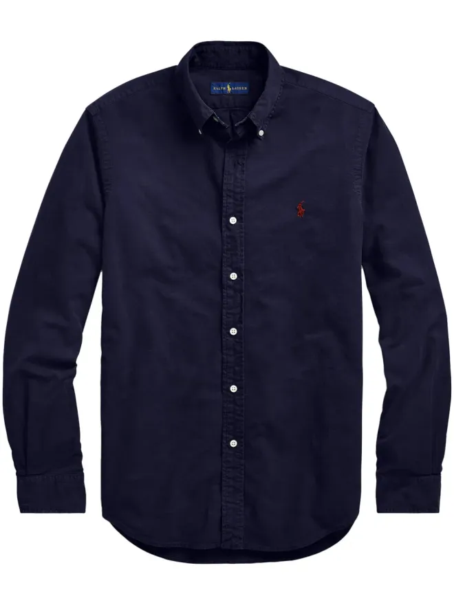 Polo Ralph Lauren Polo Ralph Lauren 刺繍ロゴ ボタンダウンシャツ - ブルーの商品画像