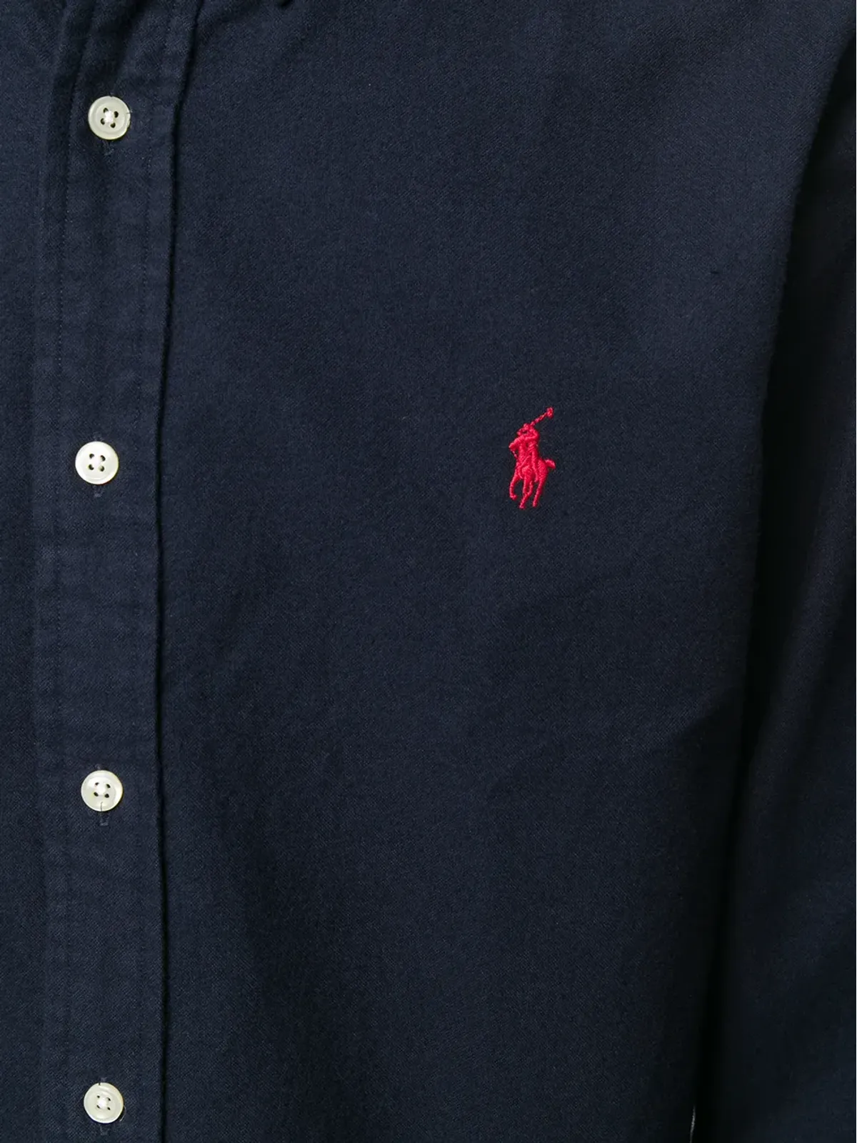 Polo Ralph Lauren 刺繍ロゴ ボタンダウンシャツ - ブルー - 画像5