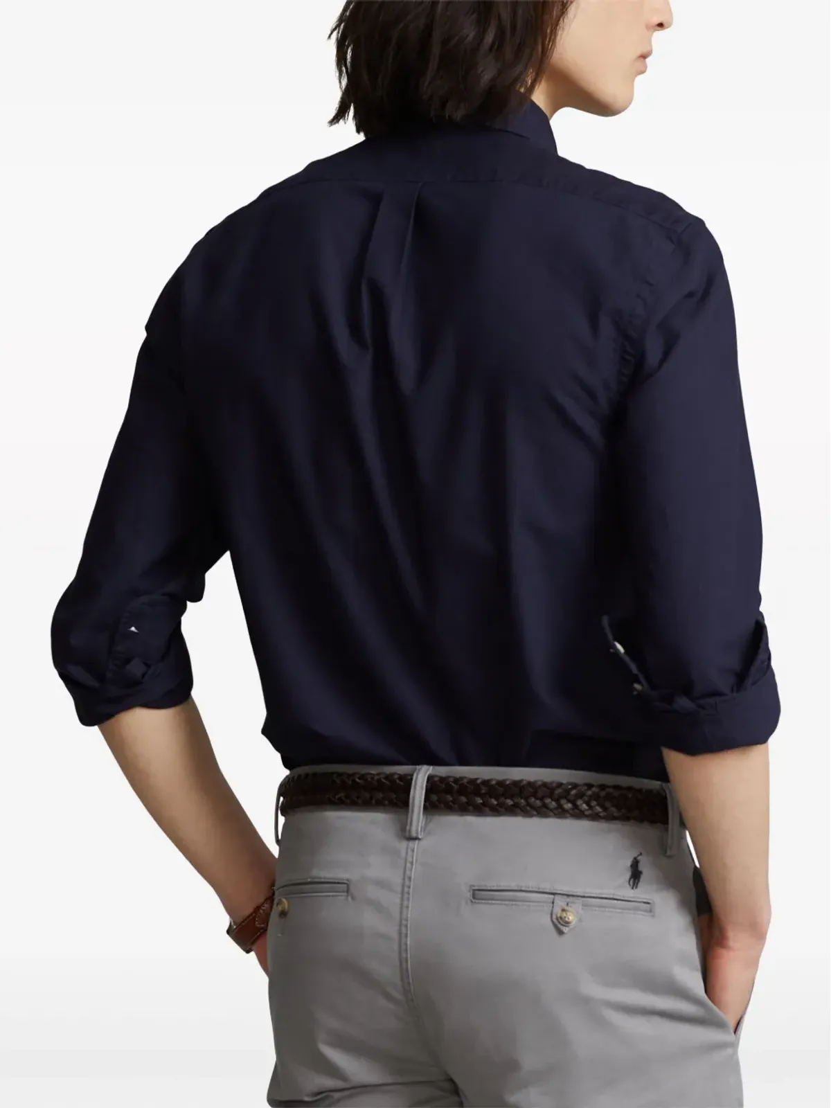 Polo Ralph Lauren 刺繍ロゴ ボタンダウンシャツ - ブルー - 画像4