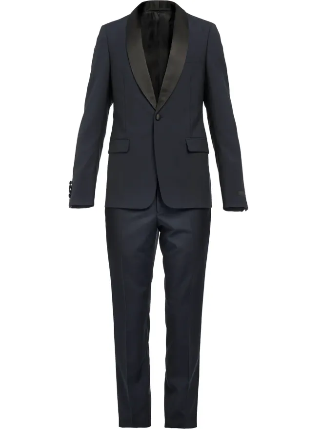 Prada Prada ショールカラー タキシードスーツ - Blueの商品画像