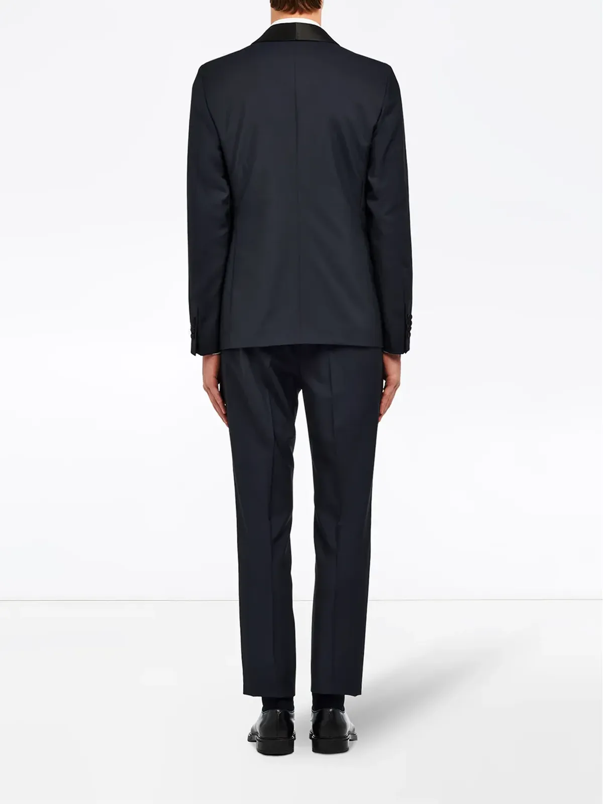Prada ショールカラー タキシードスーツ - Blue - 画像4
