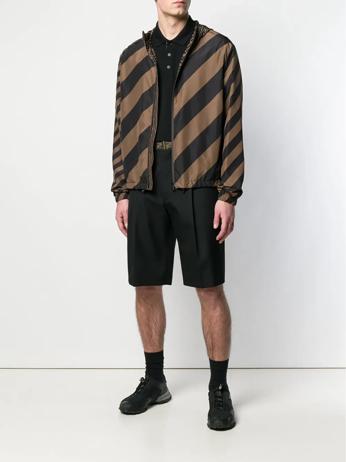 FENDI リバーシブル ウィンドブレーカー ジャケット - 画像2