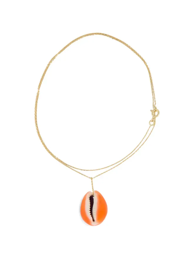 Aurelie Bidermann Aurelie Bidermann Merco shell-pendant necklaceの商品画像