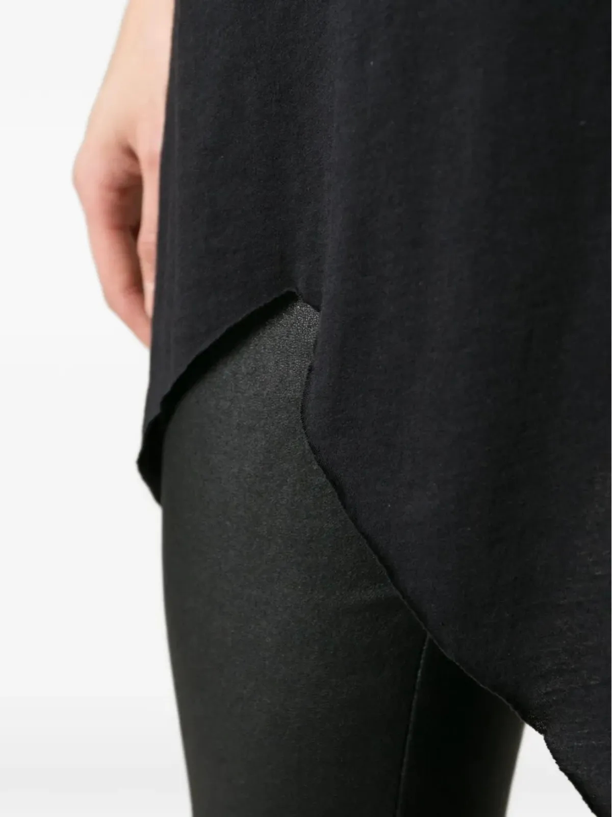 Thom Krom ロングアシンメトリックTシャツ - 画像5